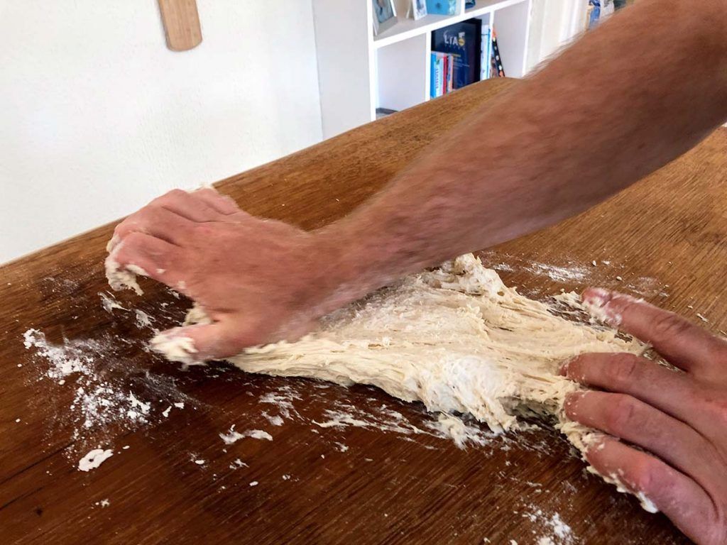 Hand kneading techniques