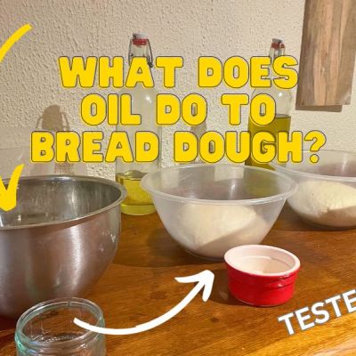 What does oil do to bread?