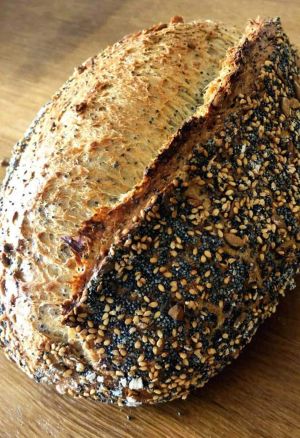 Three seeded bread