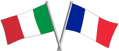 French bread vs Italian bread Flag of both countries