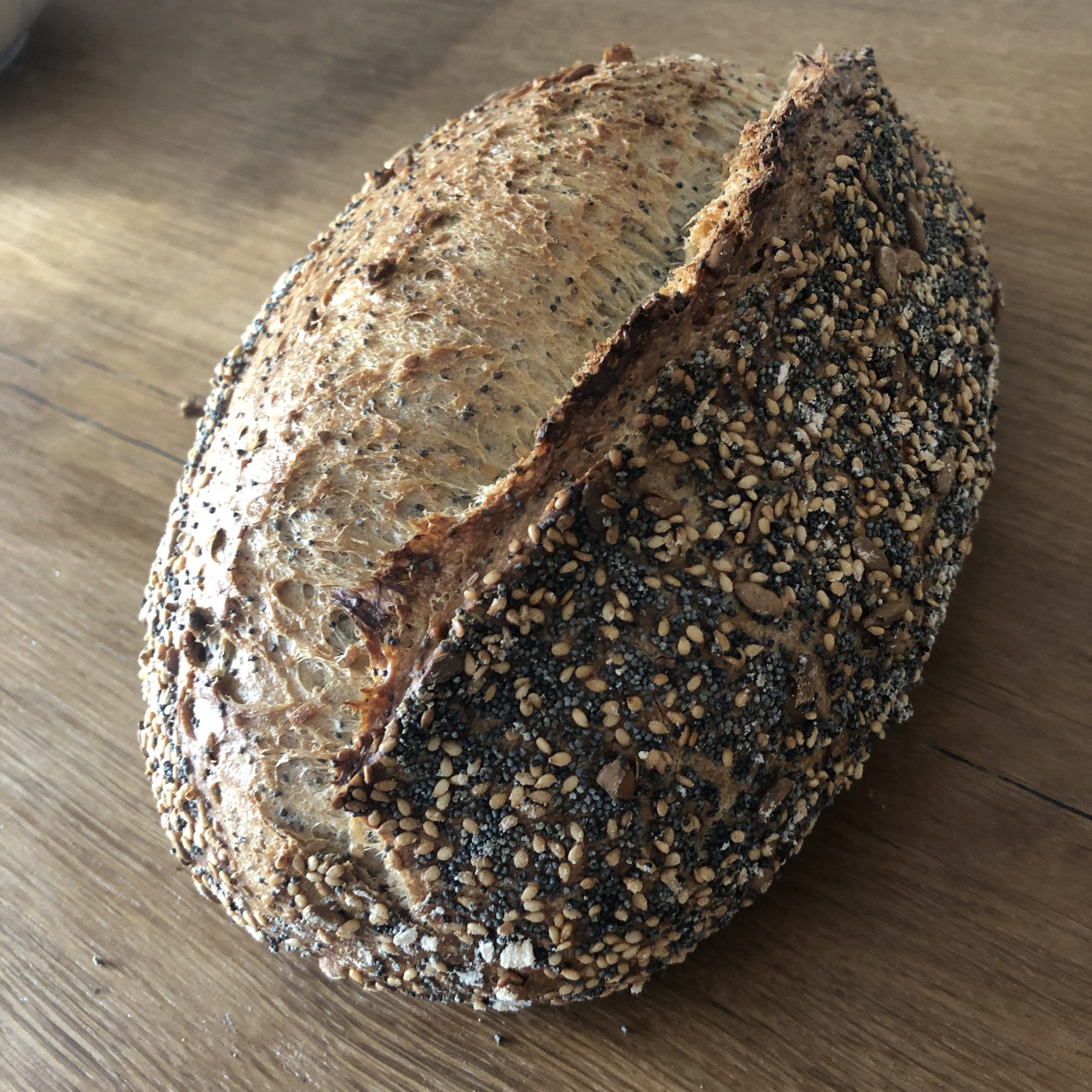 three seeded bread three seeded bread with poolish