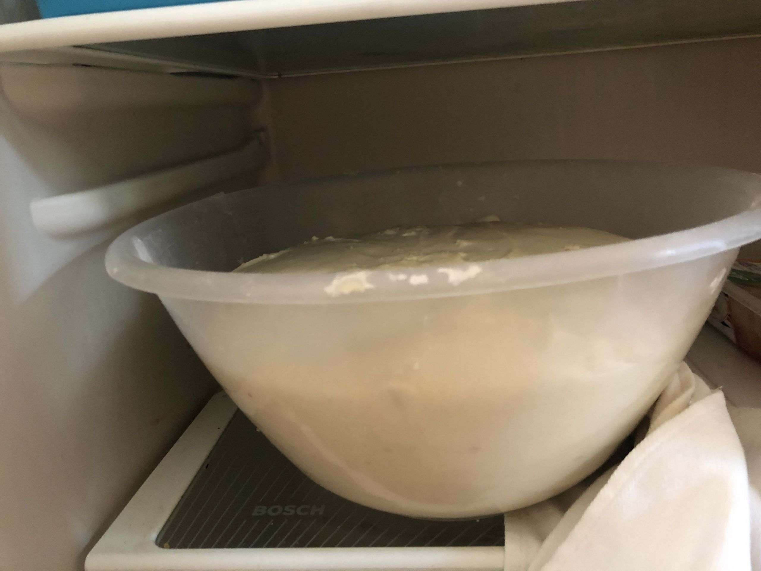 dough in fridge dough cooling in fridge