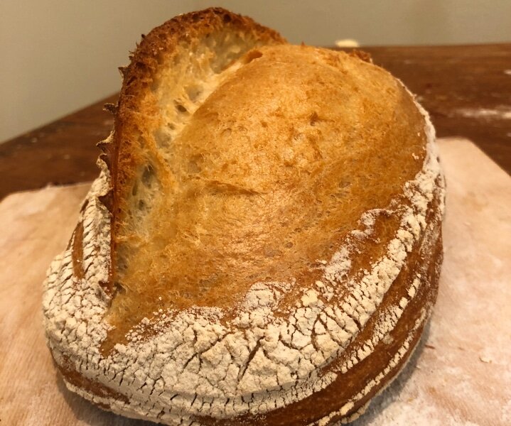 how to get an ear on sourdough bread